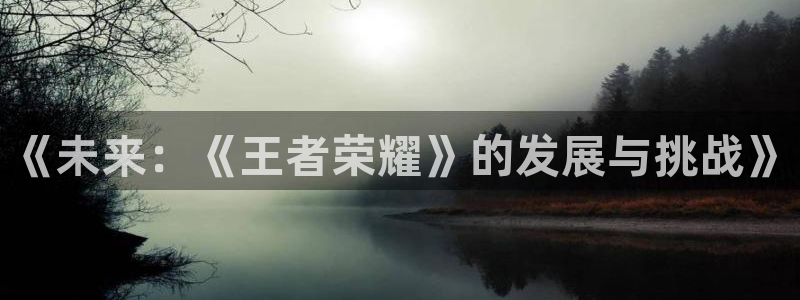 天美娱乐登录网址：《未来：《王者荣耀》的发展与挑战》